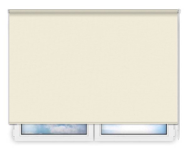 Стандартные рулонные шторы Монако кремовый цена. Купить в «Мастерская Жалюзи»